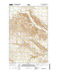 Seymour Reservoir Montana Current topographic map, 1:24000 scale, 7.5 X 7.5 Minute, Year 2014