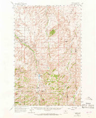 Shambo Montana Historical topographic map, 1:62500 scale, 15 X 15 Minute, Year 1959