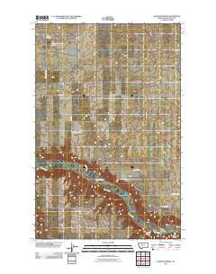 Shannon Bridge Montana Historical topographic map, 1:24000 scale, 7.5 X 7.5 Minute, Year 2011