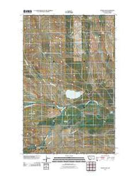 Sharp Lake Montana Historical topographic map, 1:24000 scale, 7.5 X 7.5 Minute, Year 2011