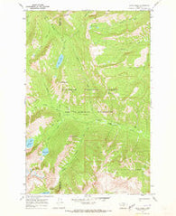 Shaw Creek Montana Historical topographic map, 1:24000 scale, 7.5 X 7.5 Minute, Year 1970