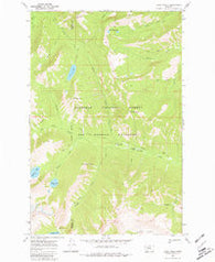 Shaw Creek Montana Historical topographic map, 1:24000 scale, 7.5 X 7.5 Minute, Year 1970