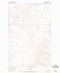 Sheep Coulee Montana Historical topographic map, 1:24000 scale, 7.5 X 7.5 Minute, Year 1965