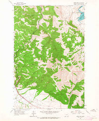 Sheep Creek Montana Historical topographic map, 1:24000 scale, 7.5 X 7.5 Minute, Year 1962