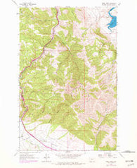 Sheep Creek Montana Historical topographic map, 1:24000 scale, 7.5 X 7.5 Minute, Year 1962