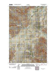 Sheep Coulee Montana Historical topographic map, 1:24000 scale, 7.5 X 7.5 Minute, Year 2011