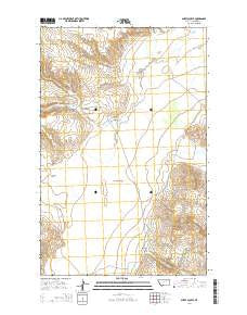 Sheep Coulee Montana Current topographic map, 1:24000 scale, 7.5 X 7.5 Minute, Year 2014