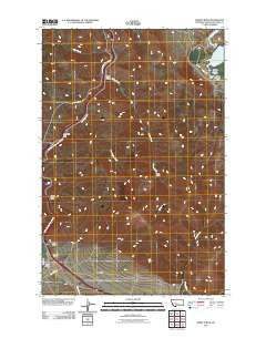 Sheep Creek Montana Historical topographic map, 1:24000 scale, 7.5 X 7.5 Minute, Year 2011