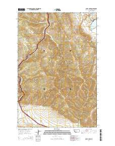 Sheep Creek Montana Current topographic map, 1:24000 scale, 7.5 X 7.5 Minute, Year 2014