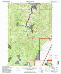 Sheepshead Mountain Montana Historical topographic map, 1:24000 scale, 7.5 X 7.5 Minute, Year 1996