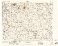 Shelby Montana Historical topographic map, 1:250000 scale, 1 X 2 Degree, Year 1958