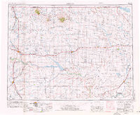 Shelby Montana Historical topographic map, 1:250000 scale, 1 X 2 Degree, Year 1954