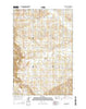 Shell Butte Montana Current topographic map, 1:24000 scale, 7.5 X 7.5 Minute, Year 2014