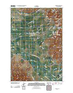 Sheridan Montana Historical topographic map, 1:24000 scale, 7.5 X 7.5 Minute, Year 2011