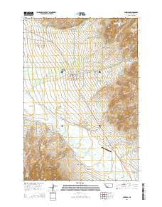 Sheridan Montana Current topographic map, 1:24000 scale, 7.5 X 7.5 Minute, Year 2014
