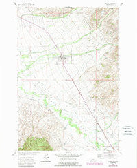 Sheridan Montana Historical topographic map, 1:24000 scale, 7.5 X 7.5 Minute, Year 1963