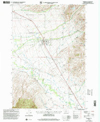 Sheridan Montana Historical topographic map, 1:24000 scale, 7.5 X 7.5 Minute, Year 1997