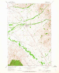 Sheridan Montana Historical topographic map, 1:24000 scale, 7.5 X 7.5 Minute, Year 1963
