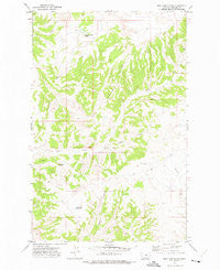 Shetland Divide Montana Historical topographic map, 1:24000 scale, 7.5 X 7.5 Minute, Year 1971