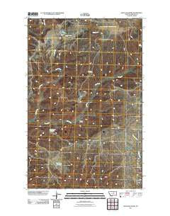 Shetland Divide Montana Historical topographic map, 1:24000 scale, 7.5 X 7.5 Minute, Year 2011
