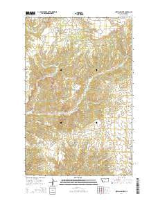 Shetland Divide Montana Current topographic map, 1:24000 scale, 7.5 X 7.5 Minute, Year 2014