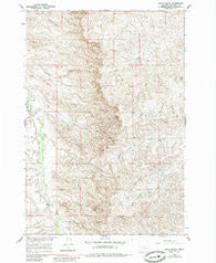 Shick Ranch Montana Historical topographic map, 1:24000 scale, 7.5 X 7.5 Minute, Year 1960