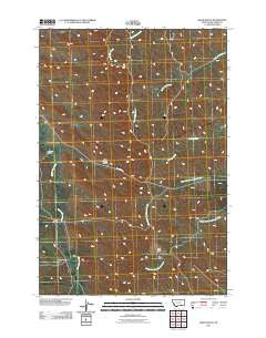 Shick Ranch Montana Historical topographic map, 1:24000 scale, 7.5 X 7.5 Minute, Year 2011