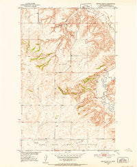 Shippe Canyon Montana Historical topographic map, 1:24000 scale, 7.5 X 7.5 Minute, Year 1950