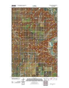 Shippe Canyon Montana Historical topographic map, 1:24000 scale, 7.5 X 7.5 Minute, Year 2011