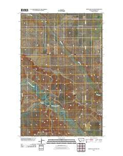 Shipstead Coulee Montana Historical topographic map, 1:24000 scale, 7.5 X 7.5 Minute, Year 2011