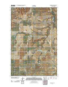 Shonkin NW Montana Historical topographic map, 1:24000 scale, 7.5 X 7.5 Minute, Year 2011
