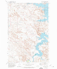 Short Creek Montana Historical topographic map, 1:24000 scale, 7.5 X 7.5 Minute, Year 1972