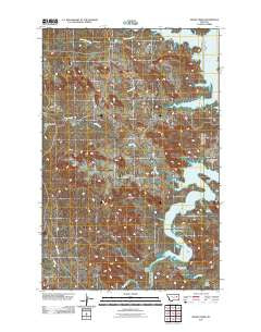 Short Creek Montana Historical topographic map, 1:24000 scale, 7.5 X 7.5 Minute, Year 2011