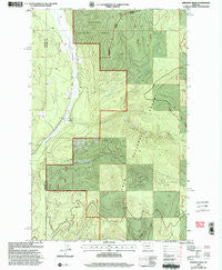Shroder Creek Montana Historical topographic map, 1:24000 scale, 7.5 X 7.5 Minute, Year 1999