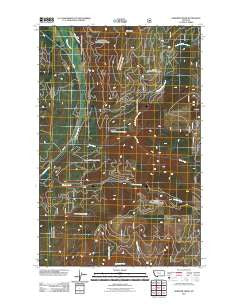 Shroder Creek Montana Historical topographic map, 1:24000 scale, 7.5 X 7.5 Minute, Year 2011