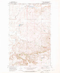 Si Merrell Slough Montana Historical topographic map, 1:24000 scale, 7.5 X 7.5 Minute, Year 1973