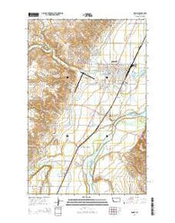 Sidney Montana Current topographic map, 1:24000 scale, 7.5 X 7.5 Minute, Year 2014