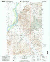 Sidney NE Montana Historical topographic map, 1:24000 scale, 7.5 X 7.5 Minute, Year 1997