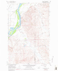 Sidney NE Montana Historical topographic map, 1:24000 scale, 7.5 X 7.5 Minute, Year 1966