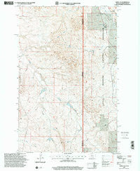 Sidney SE Montana Historical topographic map, 1:24000 scale, 7.5 X 7.5 Minute, Year 1997