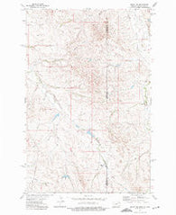 Sidney SE Montana Historical topographic map, 1:24000 scale, 7.5 X 7.5 Minute, Year 1972