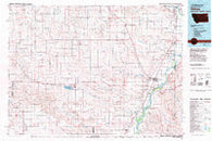 Sidney Montana Historical topographic map, 1:100000 scale, 30 X 60 Minute, Year 1981