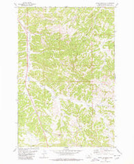 Signal Mountain Montana Historical topographic map, 1:24000 scale, 7.5 X 7.5 Minute, Year 1980