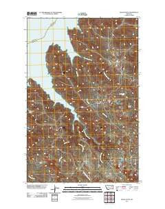 Signal Butte Montana Historical topographic map, 1:24000 scale, 7.5 X 7.5 Minute, Year 2011