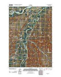 Silesia Montana Historical topographic map, 1:24000 scale, 7.5 X 7.5 Minute, Year 2011
