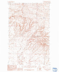 Silver Bow Lake Montana Historical topographic map, 1:24000 scale, 7.5 X 7.5 Minute, Year 1984