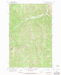 Silver Butte Pass Montana Historical topographic map, 1:24000 scale, 7.5 X 7.5 Minute, Year 1966