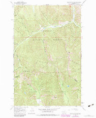 Silver Butte Pass Montana Historical topographic map, 1:24000 scale, 7.5 X 7.5 Minute, Year 1966