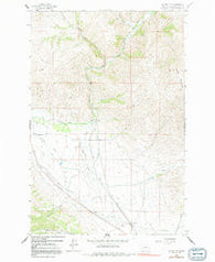 Silver City Montana Historical topographic map, 1:24000 scale, 7.5 X 7.5 Minute, Year 1962