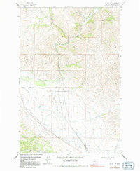 Silver City Montana Historical topographic map, 1:24000 scale, 7.5 X 7.5 Minute, Year 1962